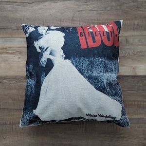 Billy Idol "White Wedding" Custom Pillow